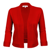 Women's Cropped Bolero Shrug Cardigan