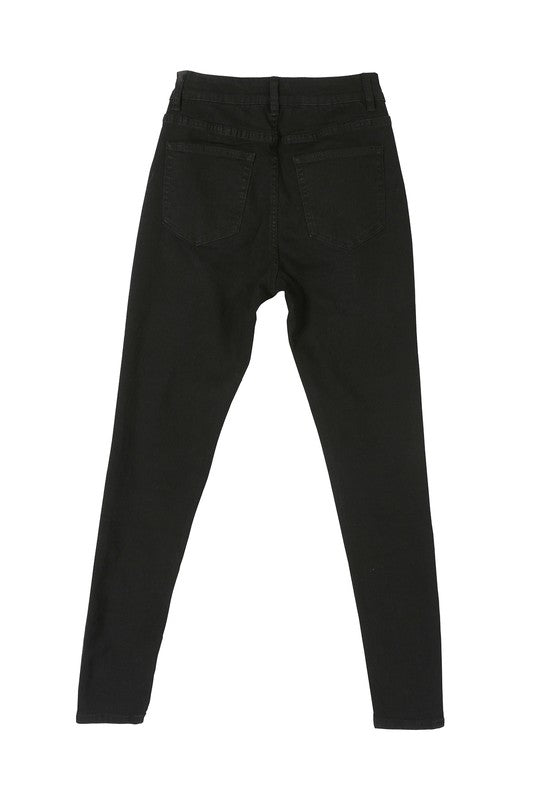 Women's Stretch Black Skinny Jeans