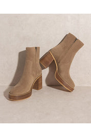 Women's Sleek Platform Ankle Booties