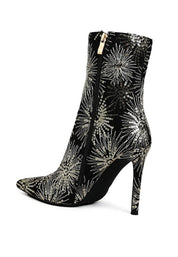 Women's Sequin Embellished Stiletto Boots