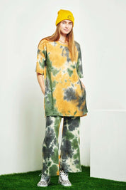 Women's Oversized Tie Dye Lounge Set