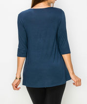 Women's Bamboo Elbow Sleeve Tunic