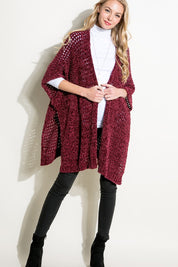 CARDIGAN CAPE PONCHO