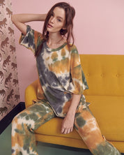 Women's Oversized Tie Dye Lounge Set