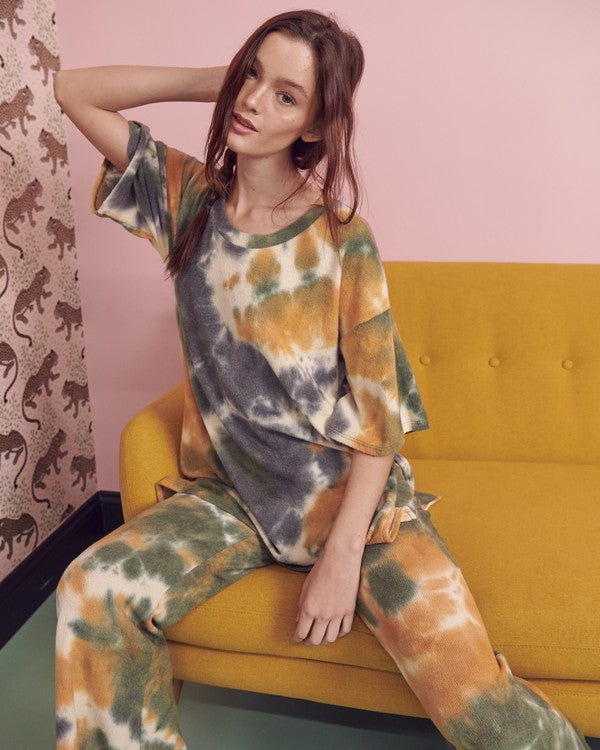 Women's Oversized Tie Dye Lounge Set