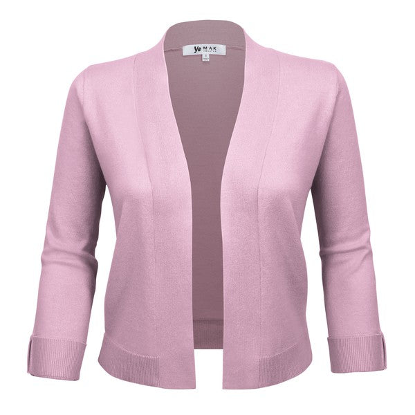 Women's Cropped Bolero Shrug Cardigan