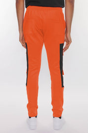 COLOR BLOCK CARGO TRACK PANT