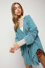 Women's Relaxed Fit Button Down Cardigan