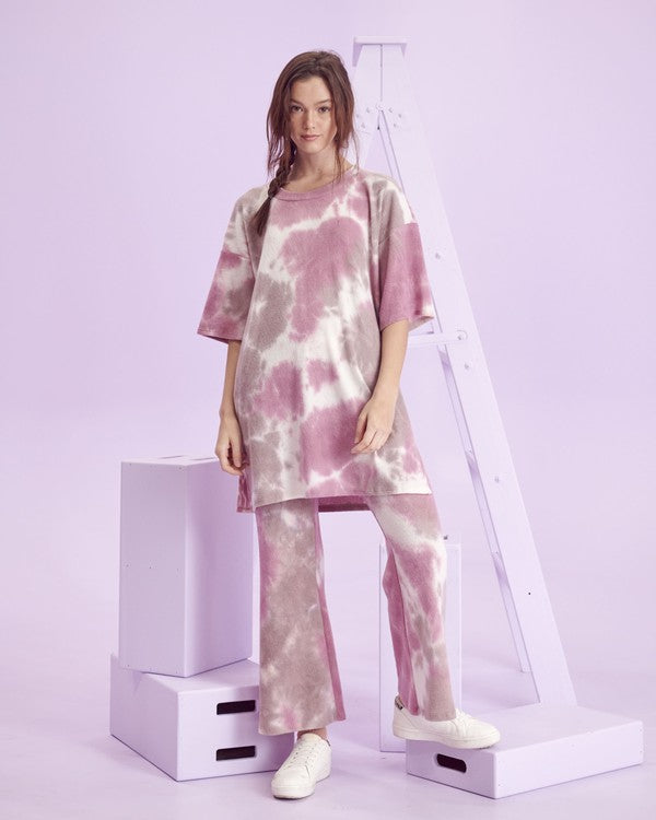 Women's Oversized Tie Dye Lounge Set