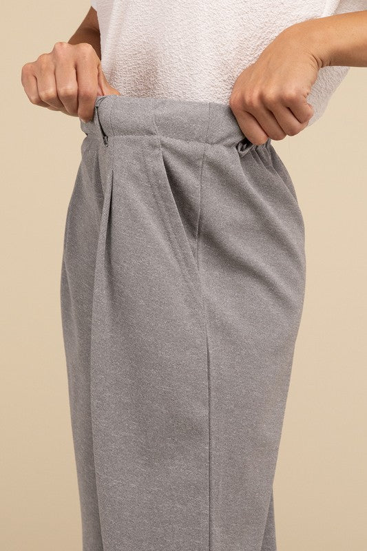 Women's Relaxed Waffle Trouser Pants