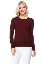 Women's Casual Long Sleeve Viscose Knit Top