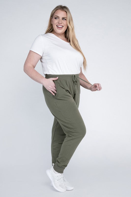 Plus-Size Jogger Pants