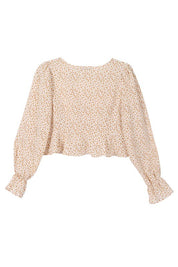 Women's Floral Frill Blouse