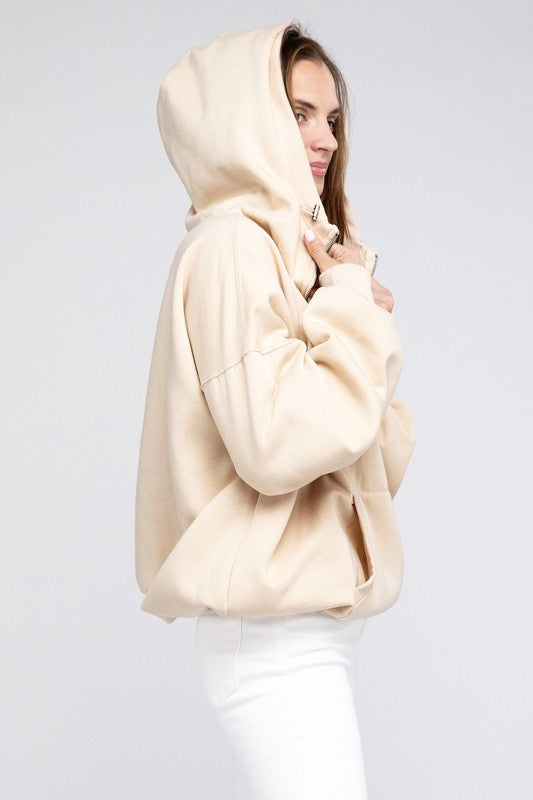 Women's Oversized Stitch Detail Hoodie