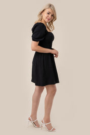 Women's Puff Sleeve Smocked Dress