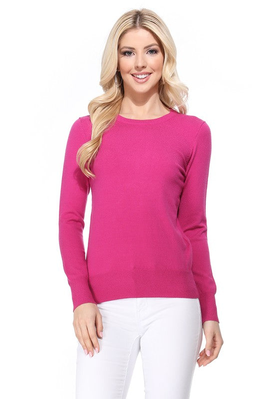 Women's Casual Long Sleeve Viscose Knit Top