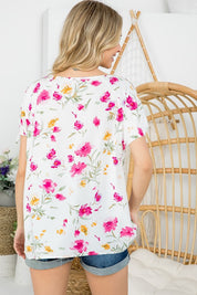 Women's Floral Boxy Top