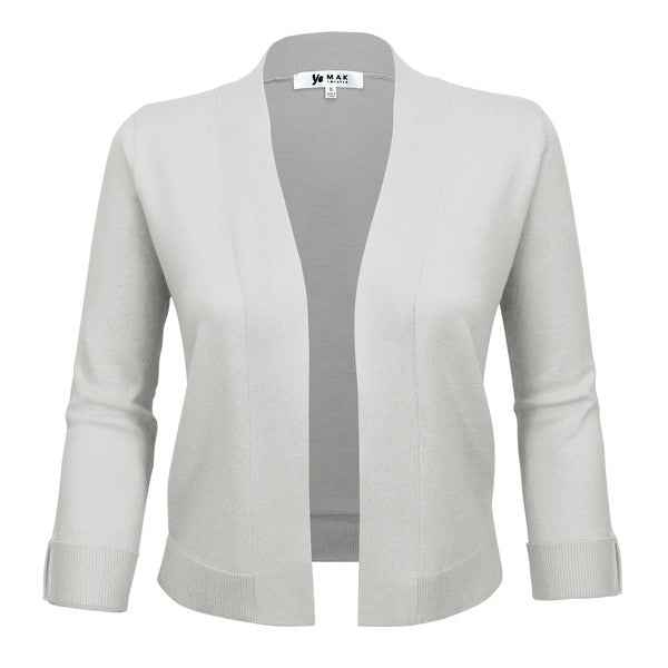 Women's Cropped Bolero Shrug Cardigan