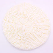 KNITTED CABLE KNIT FASHION BERET