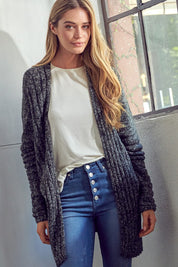 Women's Loose Fit Chunky Knit Cardigan