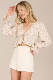 Women's Floral Frill Blouse