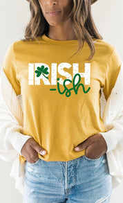 Irish-ish with Shamrock Graphic Tee
