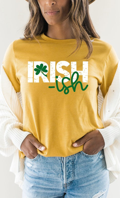 Irish-ish with Shamrock Graphic Tee