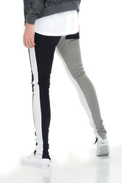 TWO TONE COLOR BLOCK TRACK PANT JOGGER
