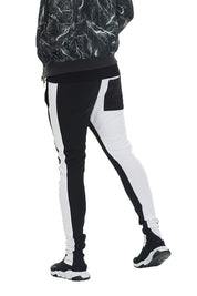 TWO TONE COLOR BLOCK TRACK PANT JOGGER