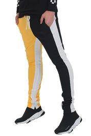 TWO TONE COLOR BLOCK TRACK PANT JOGGER