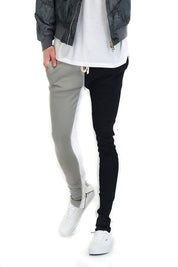 TWO TONE COLOR BLOCK TRACK PANT JOGGER