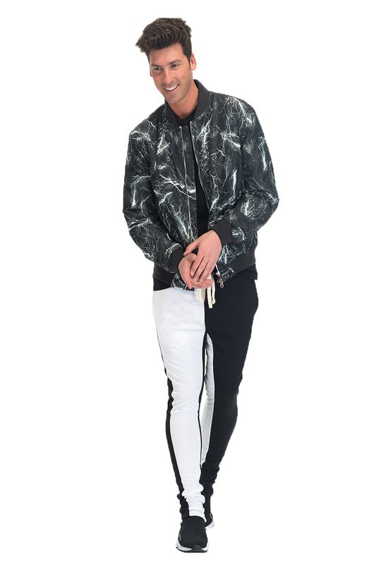 TWO TONE COLOR BLOCK TRACK PANT JOGGER