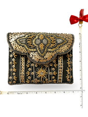 Midnight Dream Beaded Clutch Handbags Lmc 103
