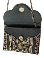 Midnight Dream Beaded Clutch Handbags Lmc 103