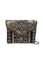 Midnight Dream Beaded Clutch Handbags Lmc 103