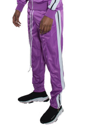 STRIPED TAPE TRACK PANTS