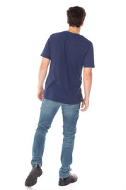 Distressed Slim Taper Denim Jeans