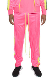 STRIPED TAPE TRACK PANTS