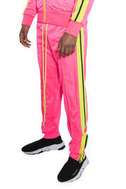 STRIPED TAPE TRACK PANTS
