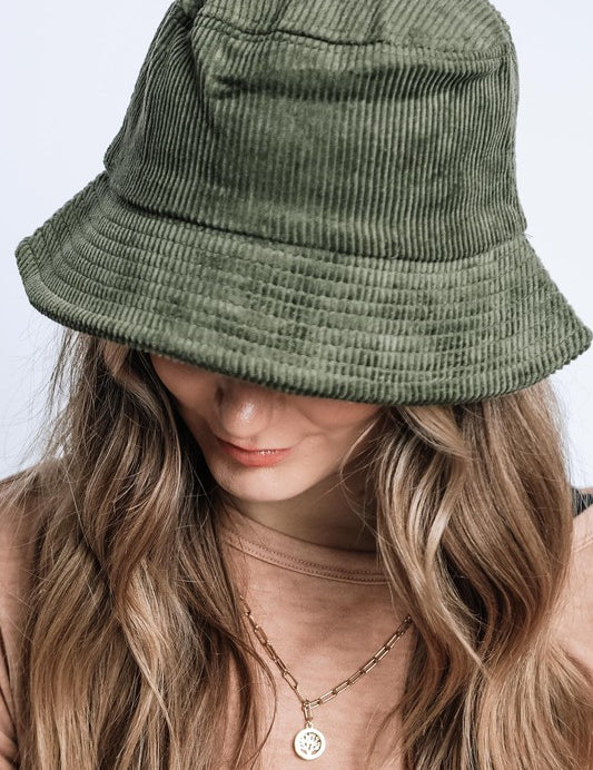 Corduroy Bucket Hat
