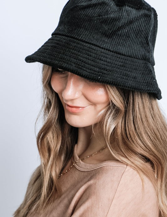 Corduroy Bucket Hat