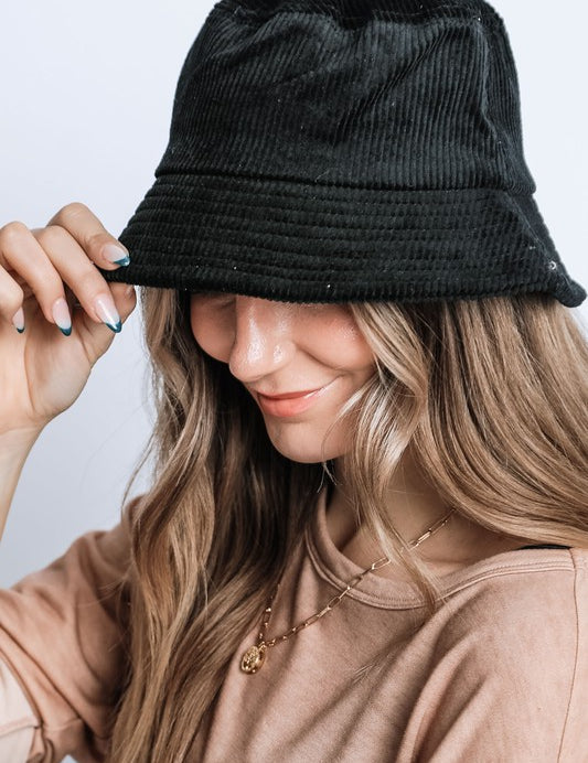 Corduroy Bucket Hat