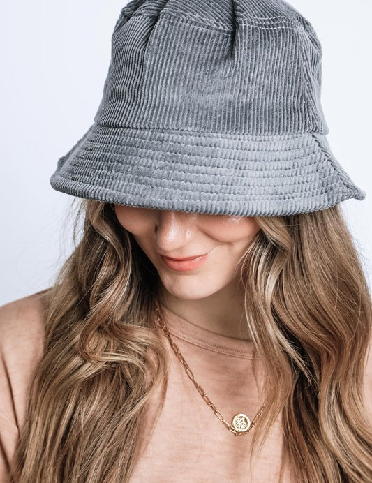 Corduroy Bucket Hat