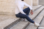 Men Slim Fit Jeans Blue