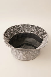 Paisley Pattern Cotton Safari Bucket Hat