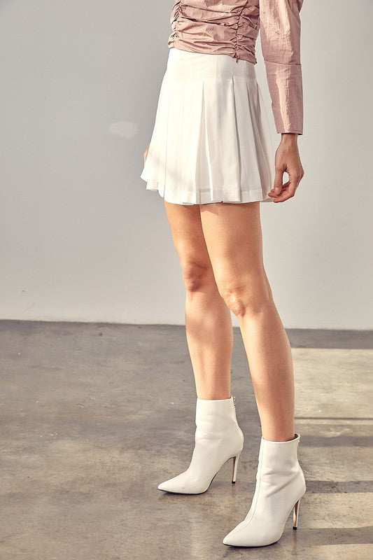 A LINE MINI SKIRT
