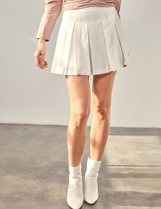 A LINE MINI SKIRT