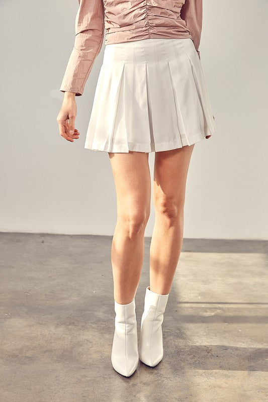 A LINE MINI SKIRT