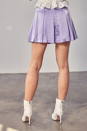 A LINE MINI SKIRT