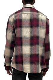 Mens Flannel Shirt Jacket Shacket